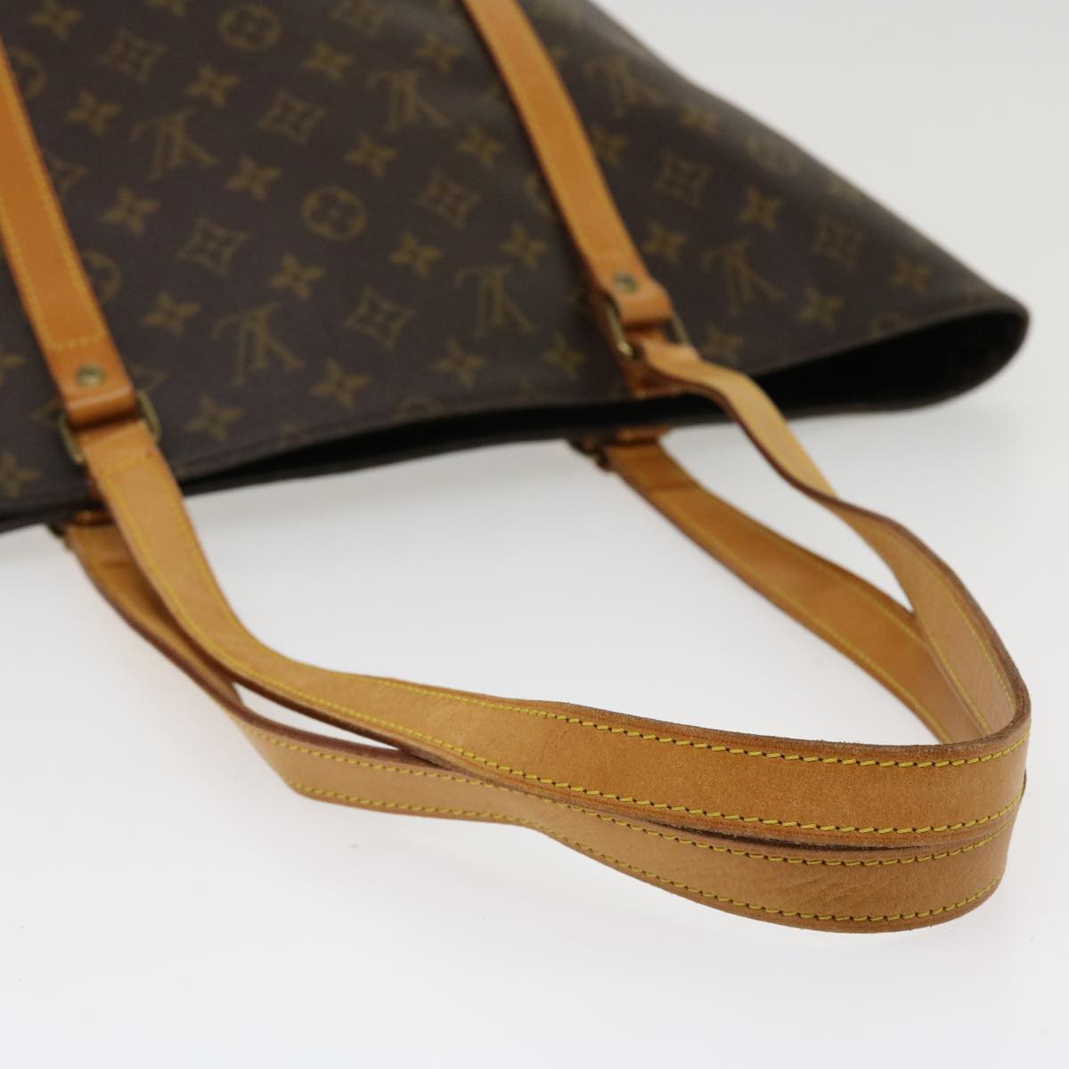 LOUIS VUITTON Monogram Sac Shopping Tote Bag M51108 LV Auth 37062