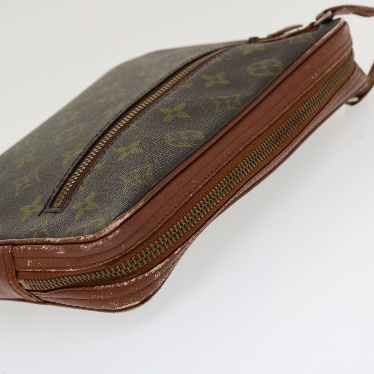 LOUIS VUITTON Monogram Pochette Sports Clutch Bag No.183 LV Auth 37070