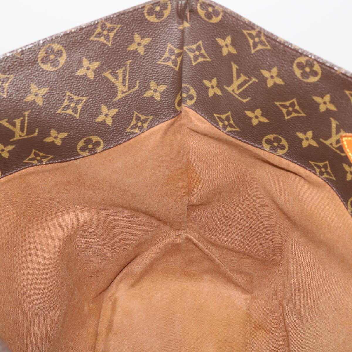 LOUIS VUITTON Monogram Sac Shopping Tote Bag M51108 LV Auth 37080