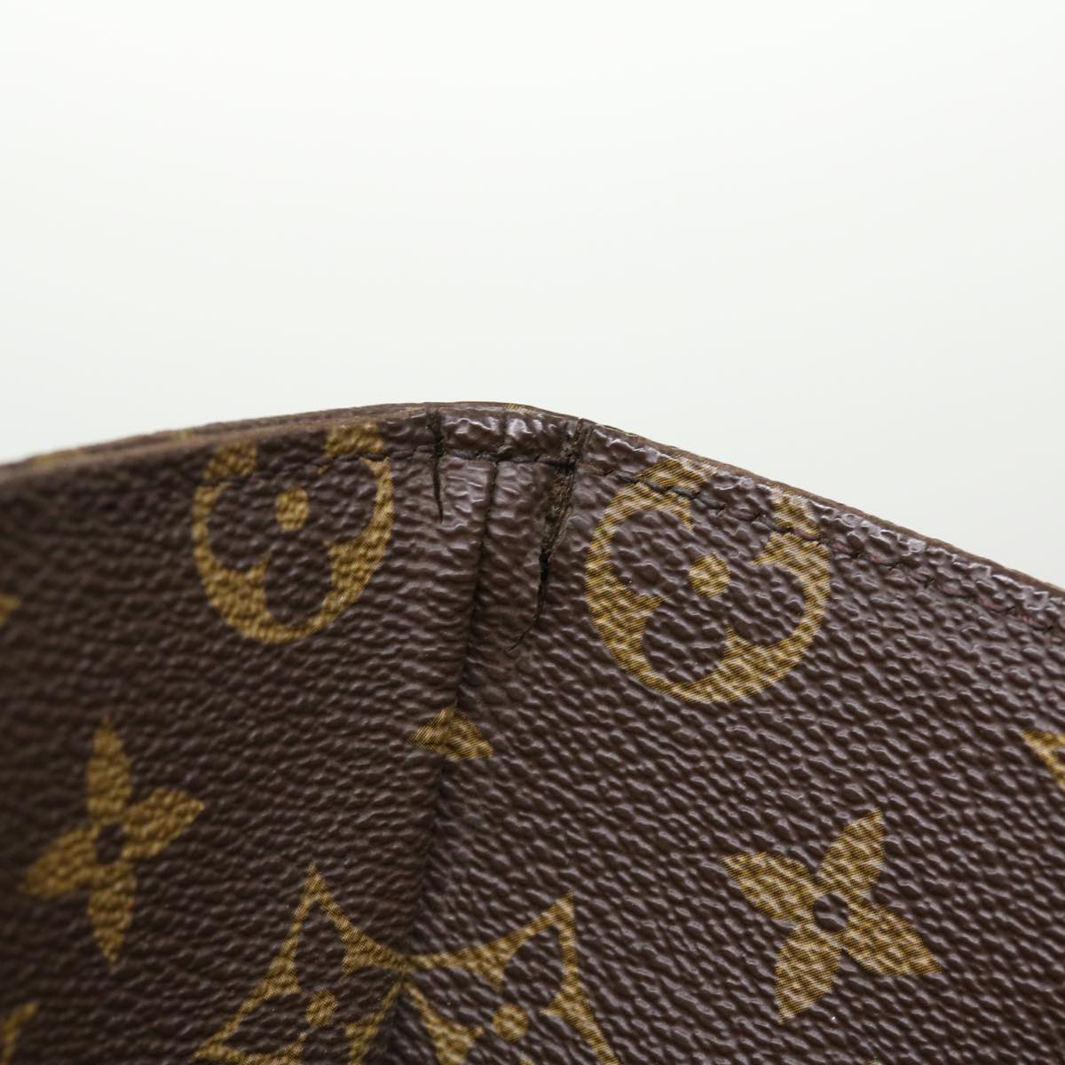 LOUIS VUITTON Monogram Sac Shopping Tote Bag M51108 LV Auth 37080