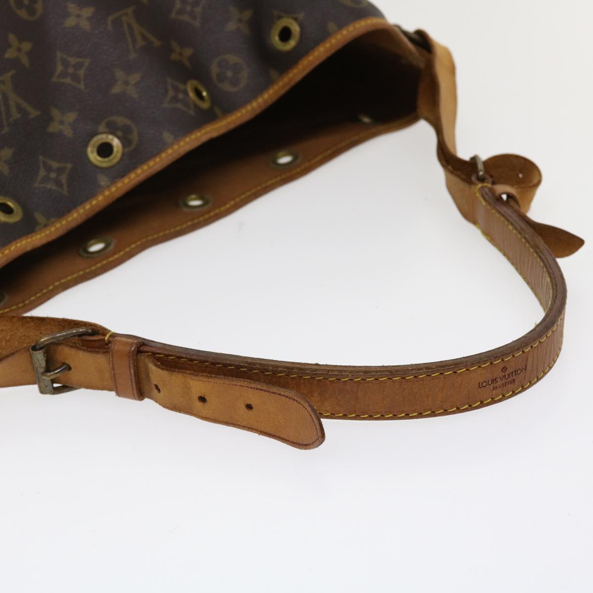 LOUIS VUITTON Monogram Noe Shoulder Bag M42224 LV Auth 37081