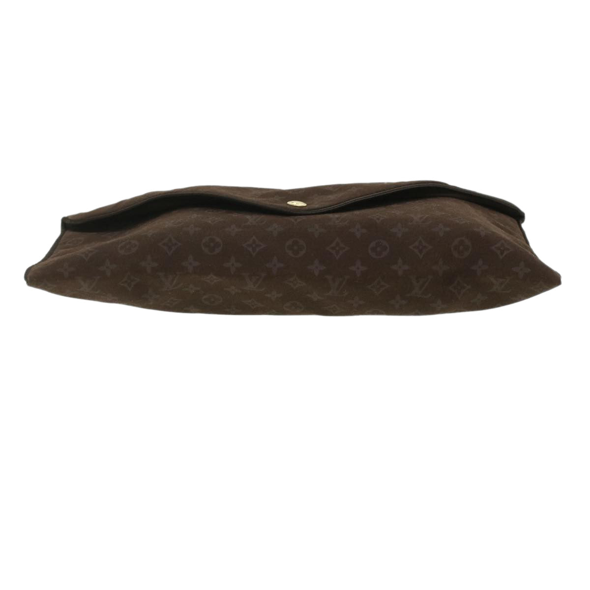 LOUIS VUITTON Monogram Voyage Kit Eye Mask Neck Pillow VIP Brown LV Auth 37082