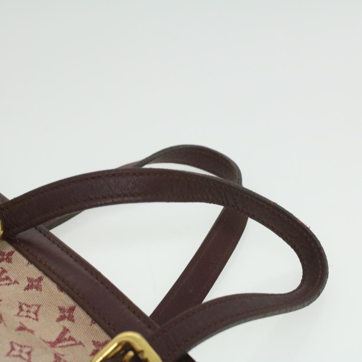 LOUIS VUITTON Monogram Mini Françoise Tote Bag 2way Red M92210 LV Auth 37105