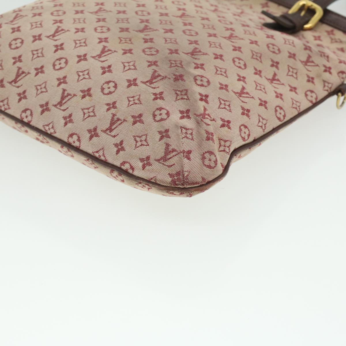 LOUIS VUITTON Monogram Mini Françoise Tote Bag 2way Red M92210 LV Auth 37105