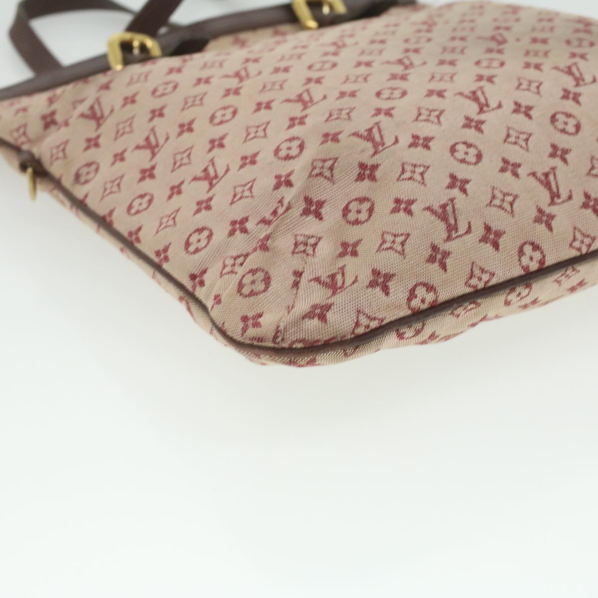 LOUIS VUITTON Monogram Mini Françoise Tote Bag 2way Red M92210 LV Auth 37105