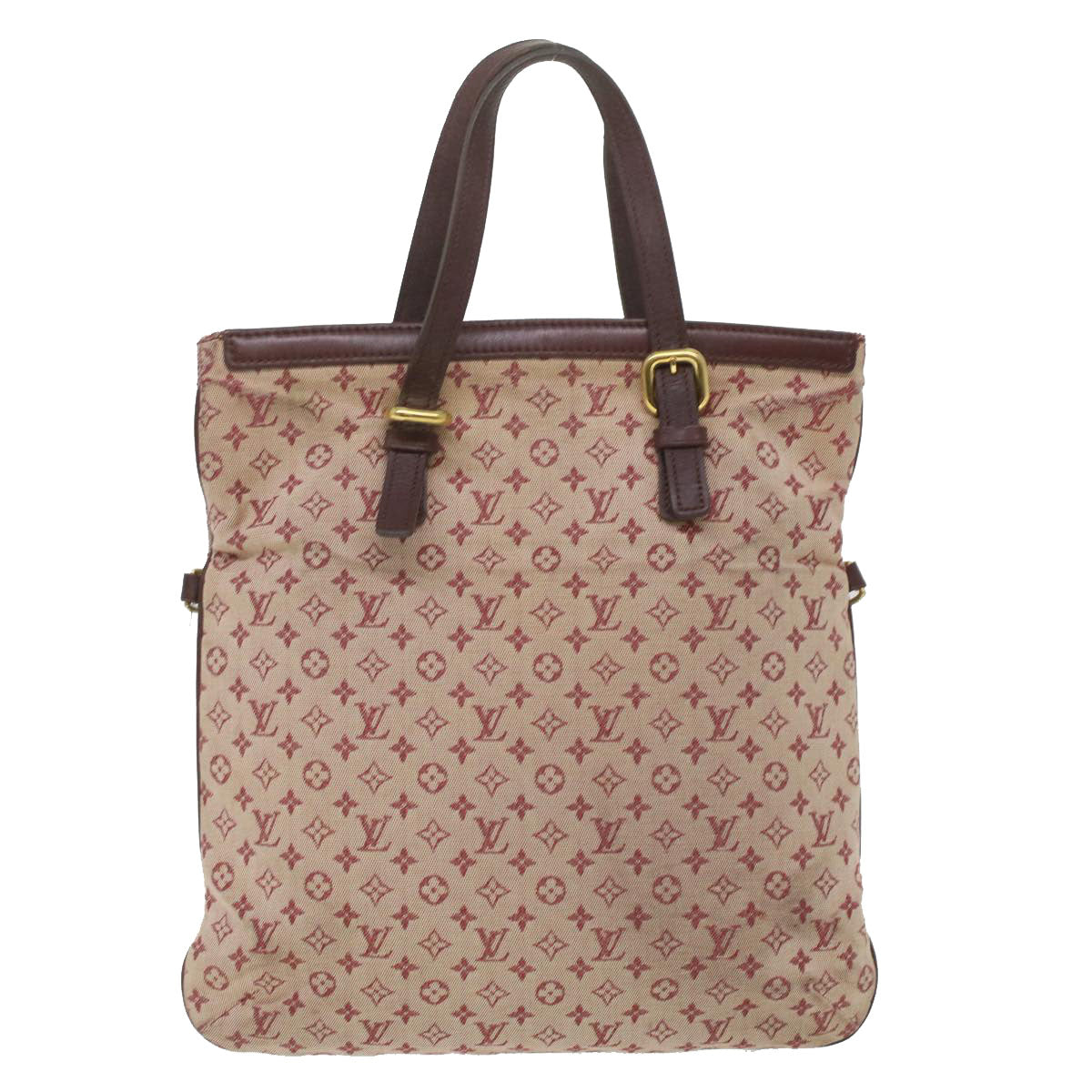 LOUIS VUITTON Monogram Mini Françoise Tote Bag 2way Red M92210 LV Auth 37105