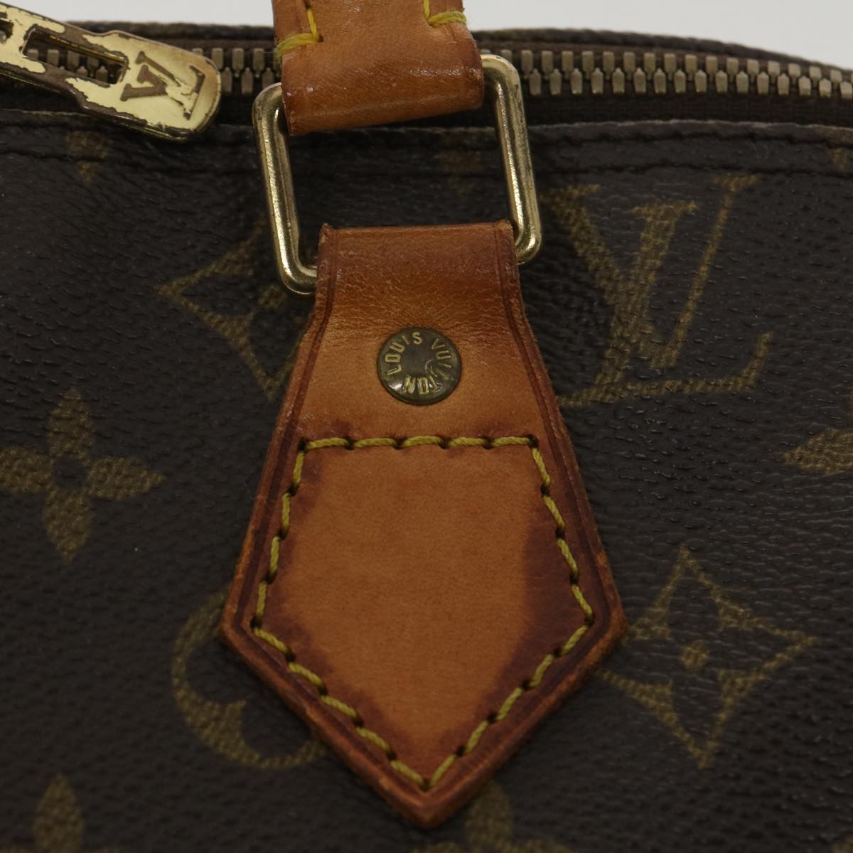 LOUIS VUITTON Monogram Alma Hand Bag M51130 LV Auth 37123