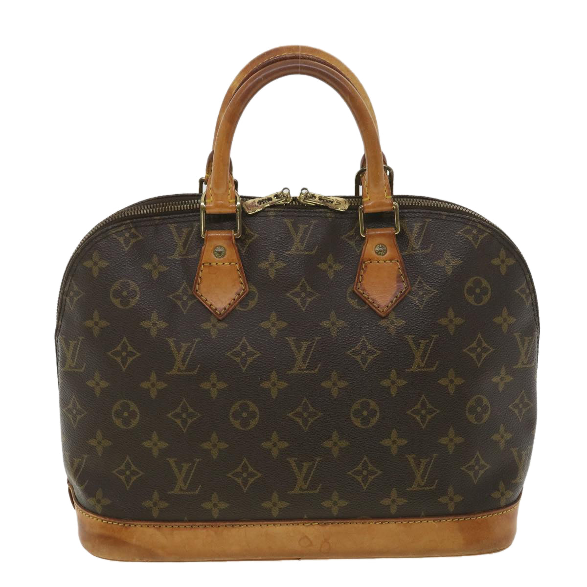 LOUIS VUITTON Monogram Alma Hand Bag M51130 LV Auth 37123