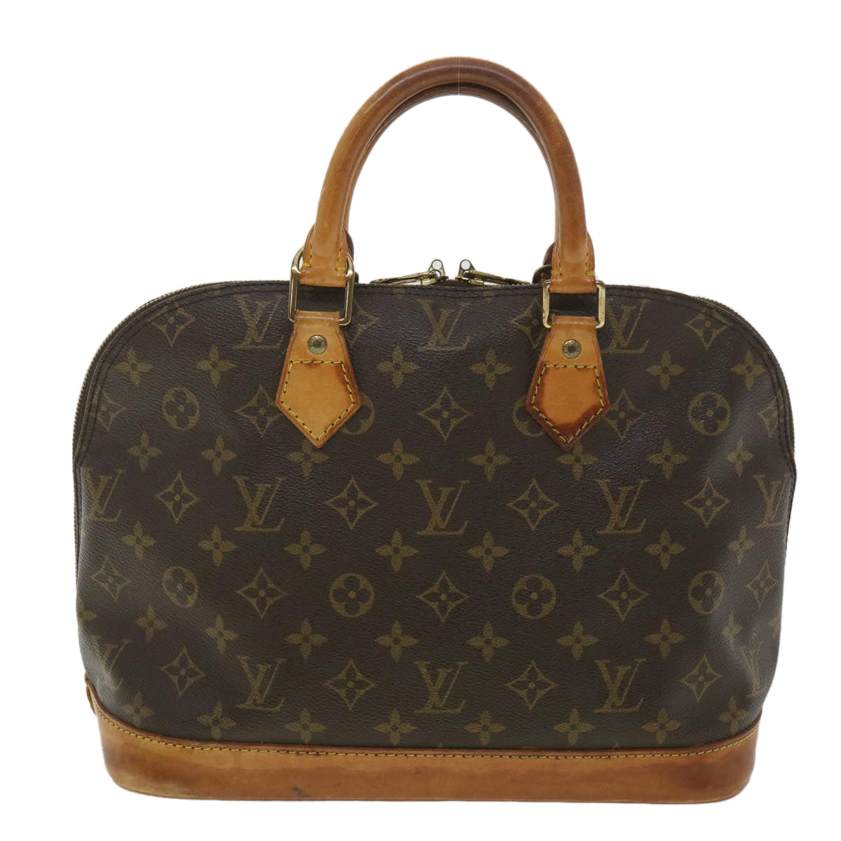 LOUIS VUITTON Monogram Alma Hand Bag M51130 LV Auth 37123