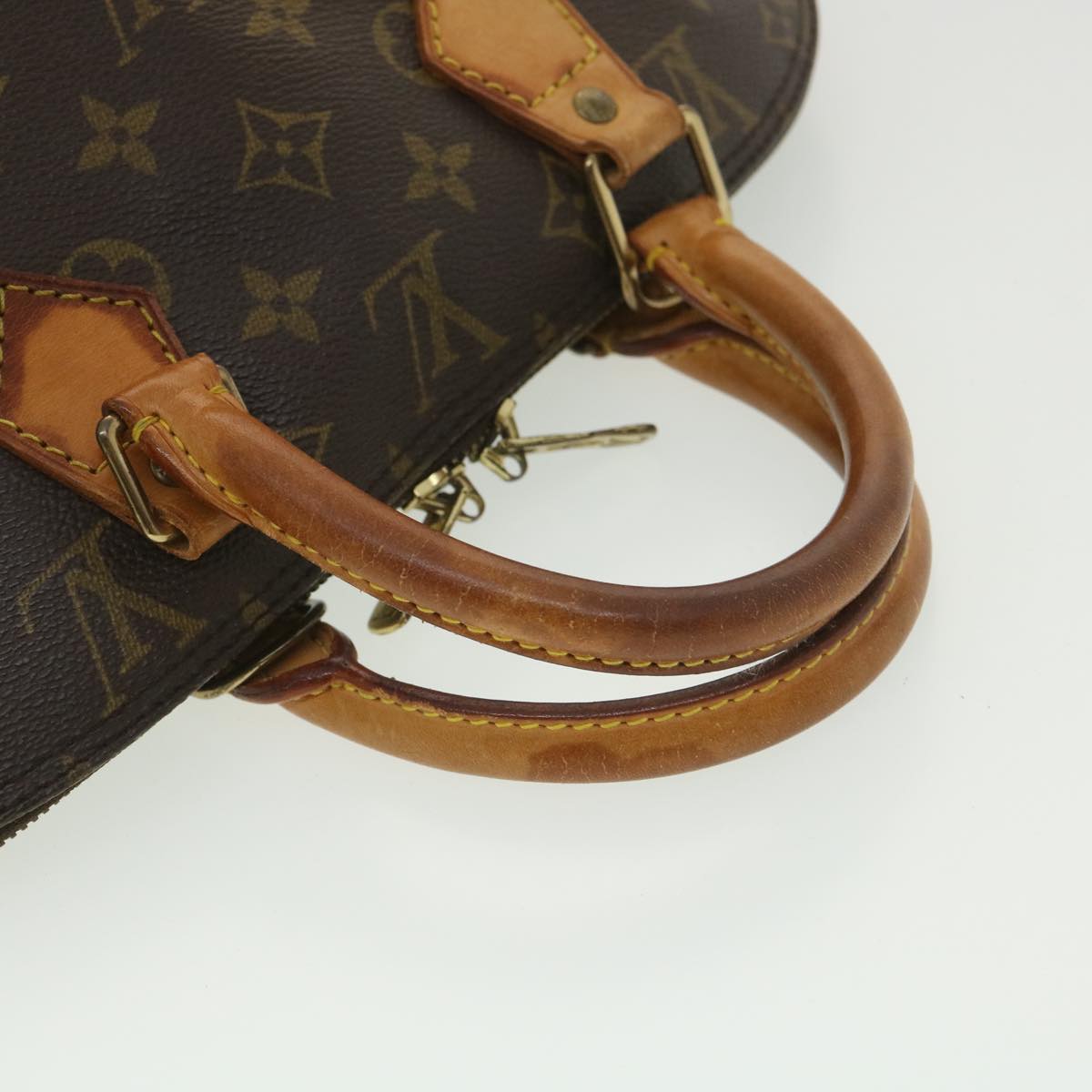 LOUIS VUITTON Monogram Alma Hand Bag M51130 LV Auth 37123