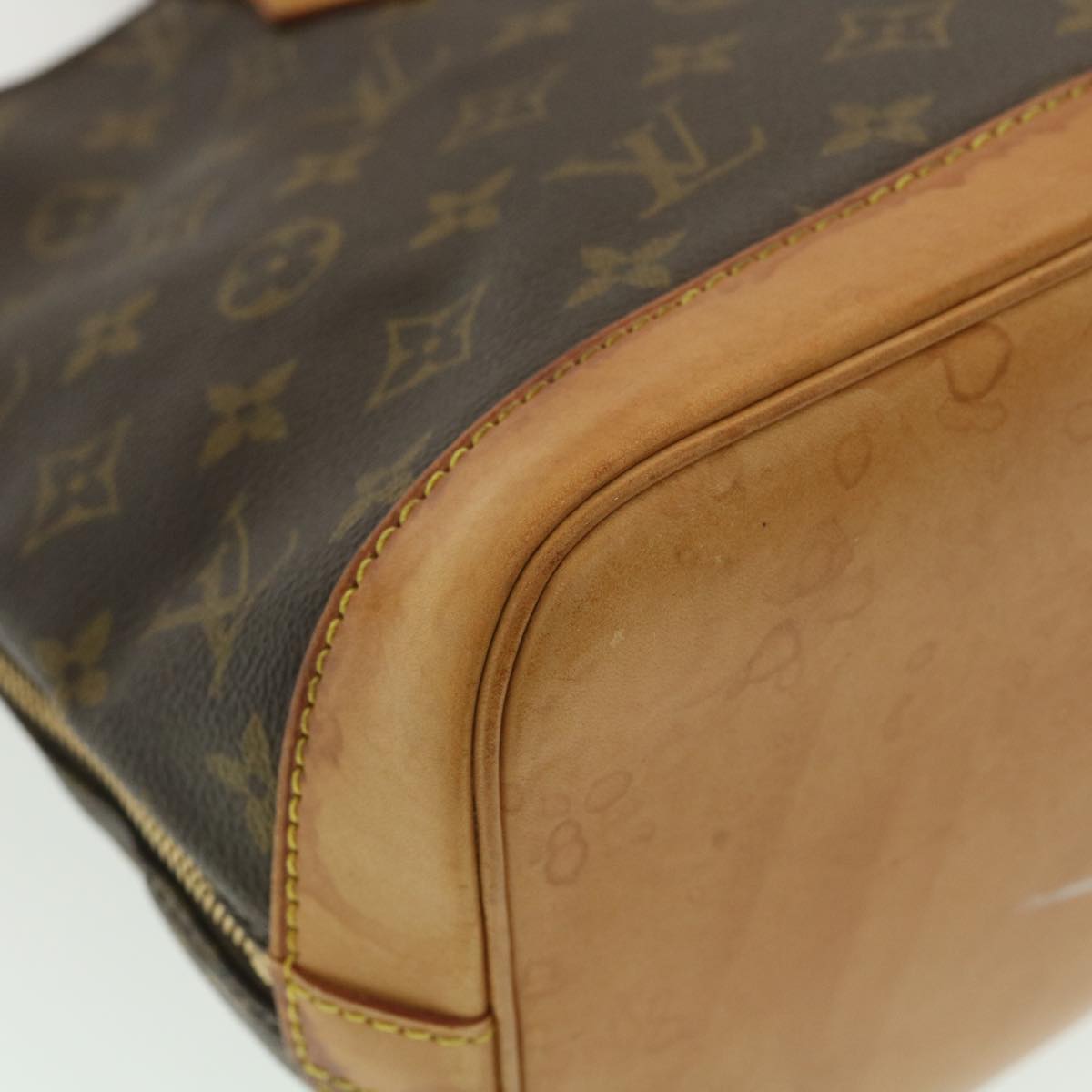 LOUIS VUITTON Monogram Alma Hand Bag M51130 LV Auth 37124