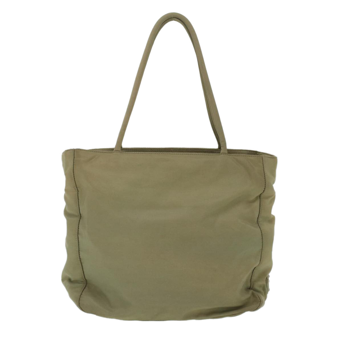 PRADA Shoulder Bag Nylon Khaki Auth 37128 - 0