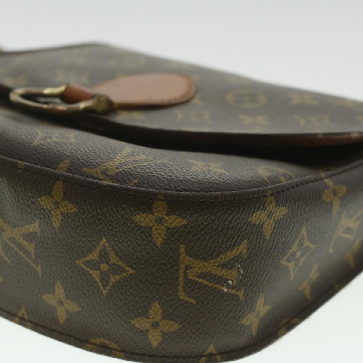 LOUIS VUITTON Monogram Saint Cloud GM Shoulder Bag M51242 LV Auth 37159