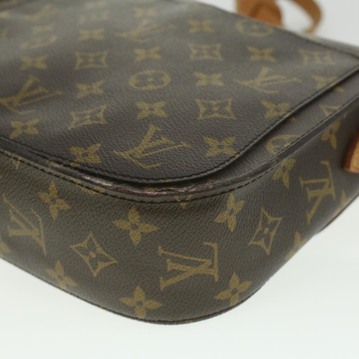 LOUIS VUITTON Monogram Saint Cloud GM Shoulder Bag M51242 LV Auth 37159