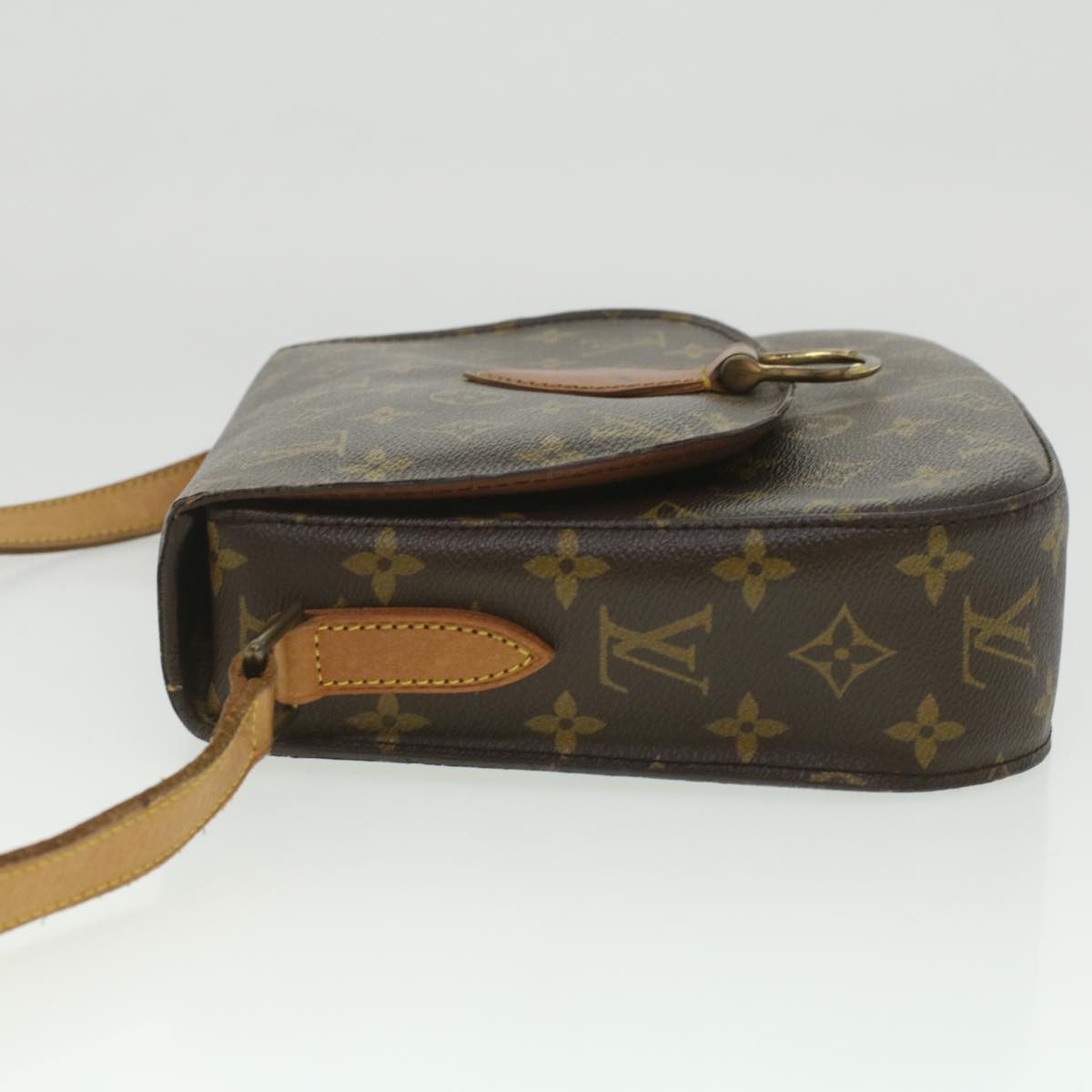 LOUIS VUITTON Monogram Saint Cloud GM Shoulder Bag M51242 LV Auth 37159