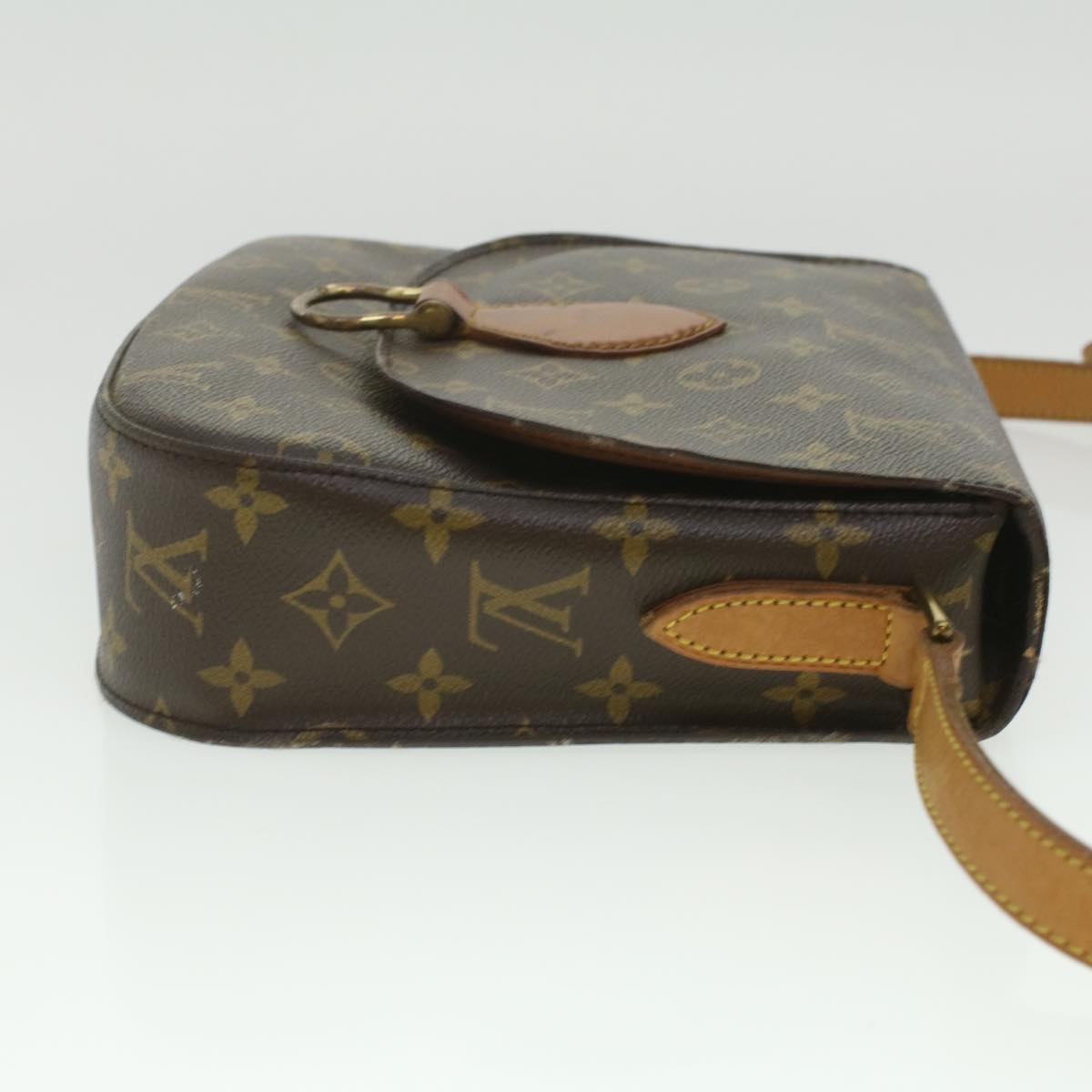 LOUIS VUITTON Monogram Saint Cloud GM Shoulder Bag M51242 LV Auth 37159