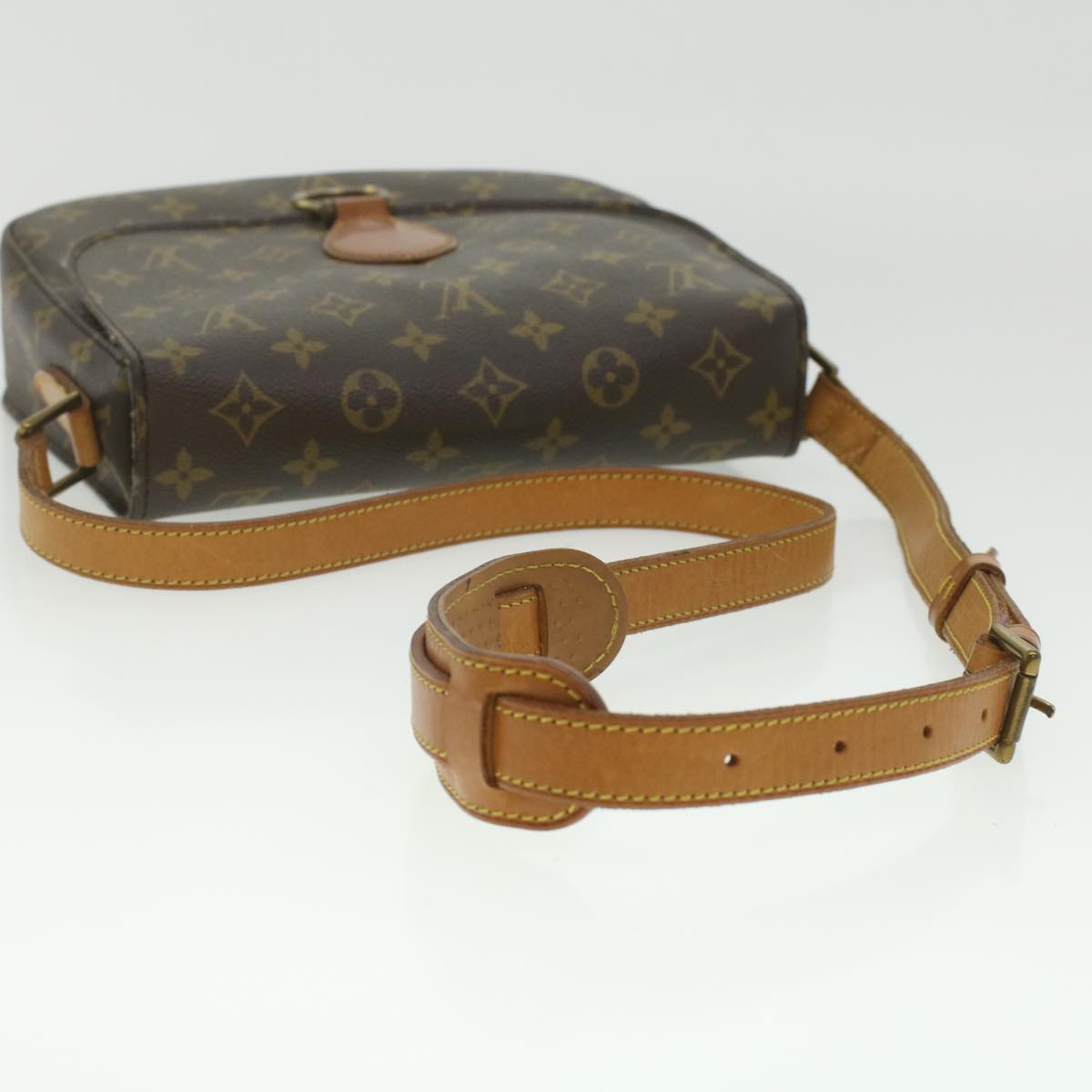 LOUIS VUITTON Monogram Saint Cloud GM Shoulder Bag M51242 LV Auth 37159