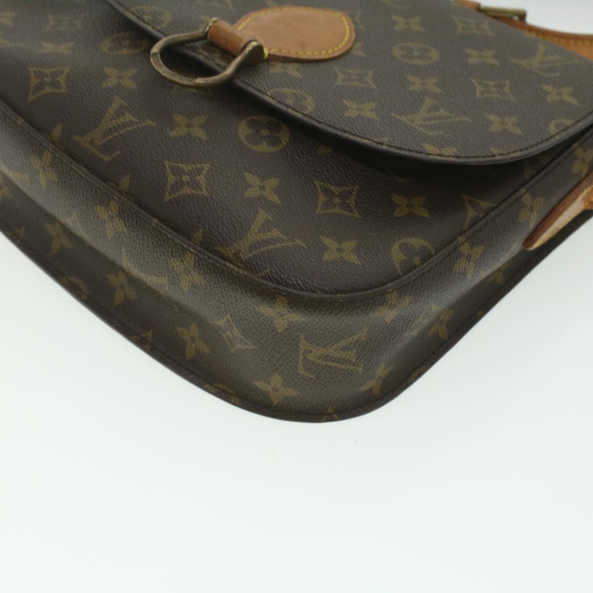 LOUIS VUITTON Monogram Saint Cloud GM Shoulder Bag M51242 LV Auth 37160