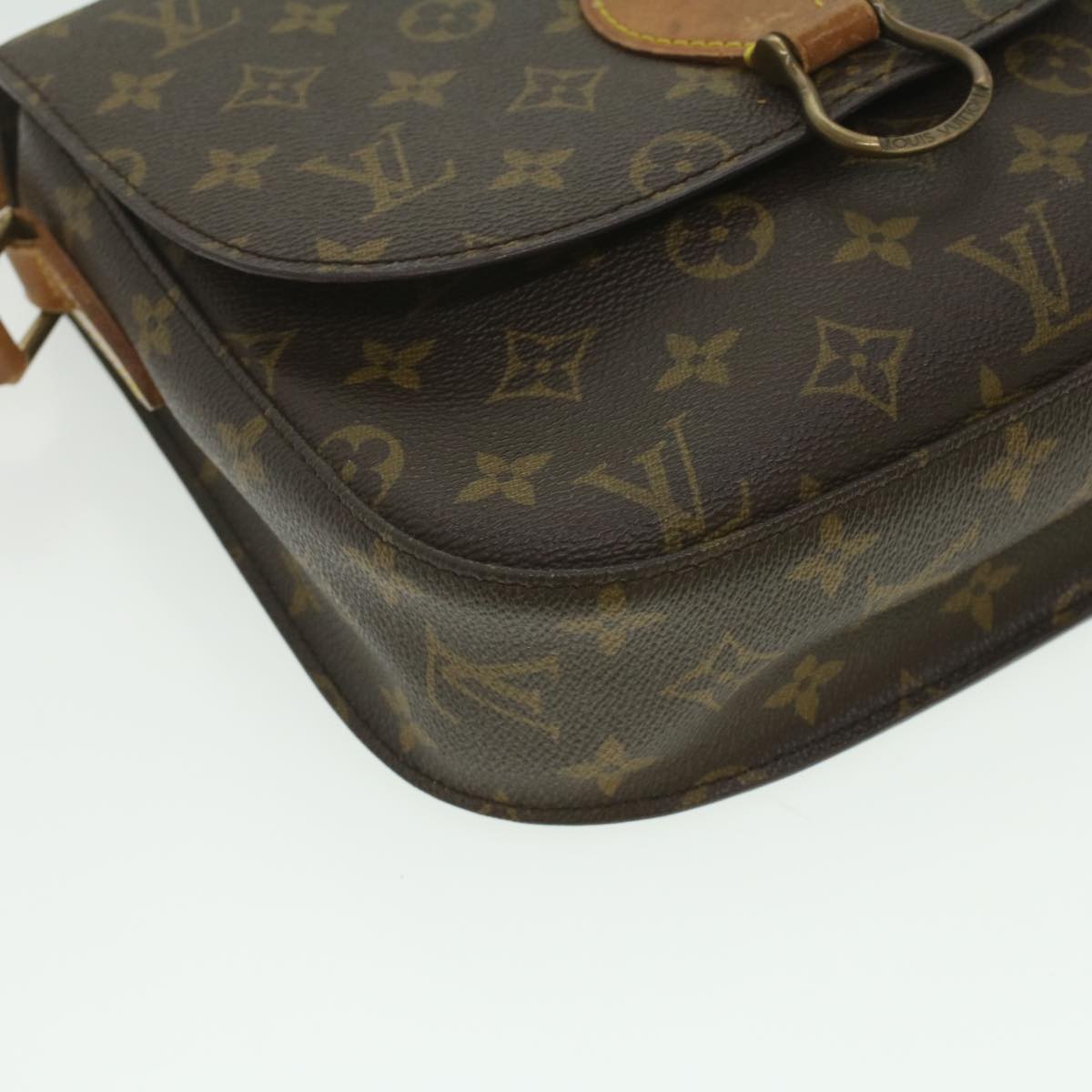 LOUIS VUITTON Monogram Saint Cloud GM Shoulder Bag M51242 LV Auth 37160