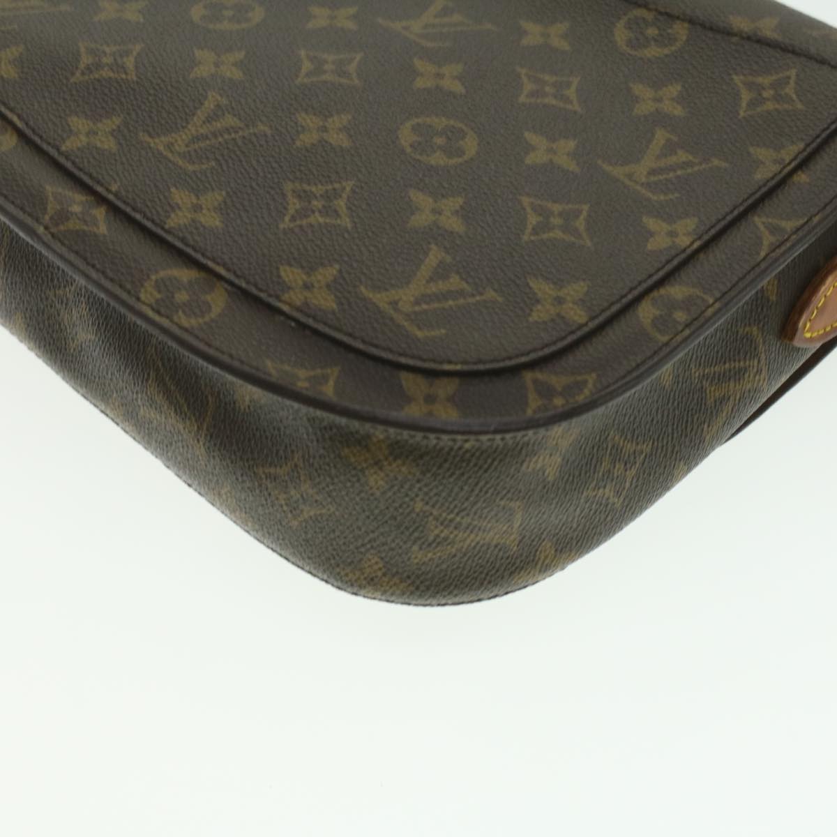 LOUIS VUITTON Monogram Saint Cloud GM Shoulder Bag M51242 LV Auth 37160