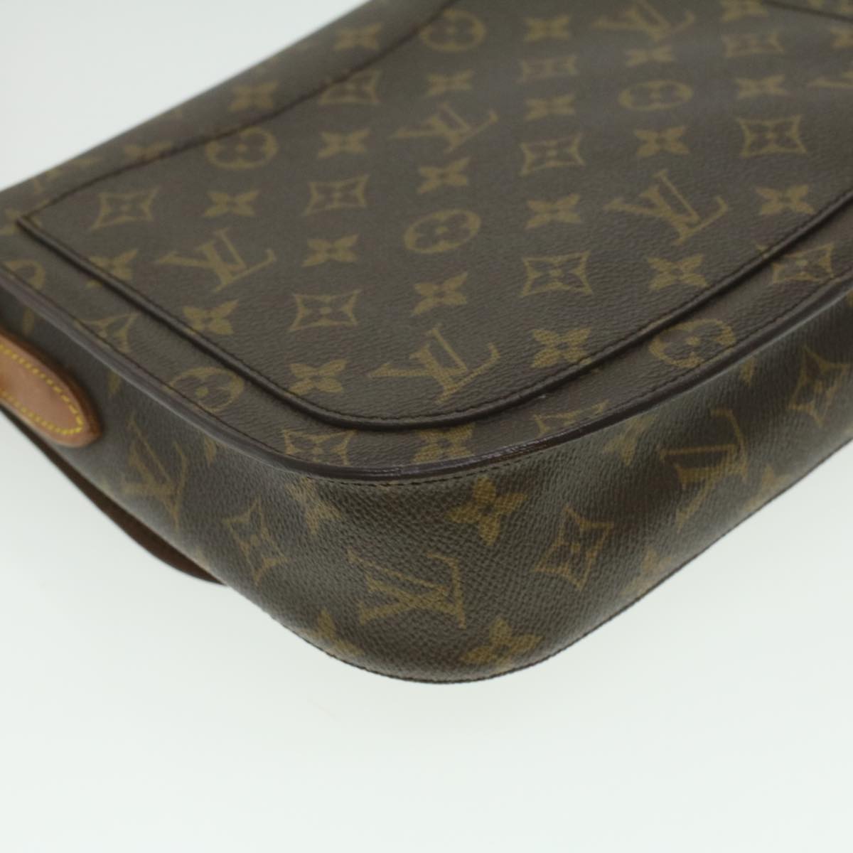 LOUIS VUITTON Monogram Saint Cloud GM Shoulder Bag M51242 LV Auth 37160