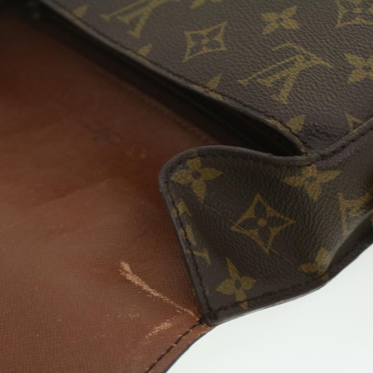 LOUIS VUITTON Monogram Saint Cloud GM Shoulder Bag M51242 LV Auth 37160