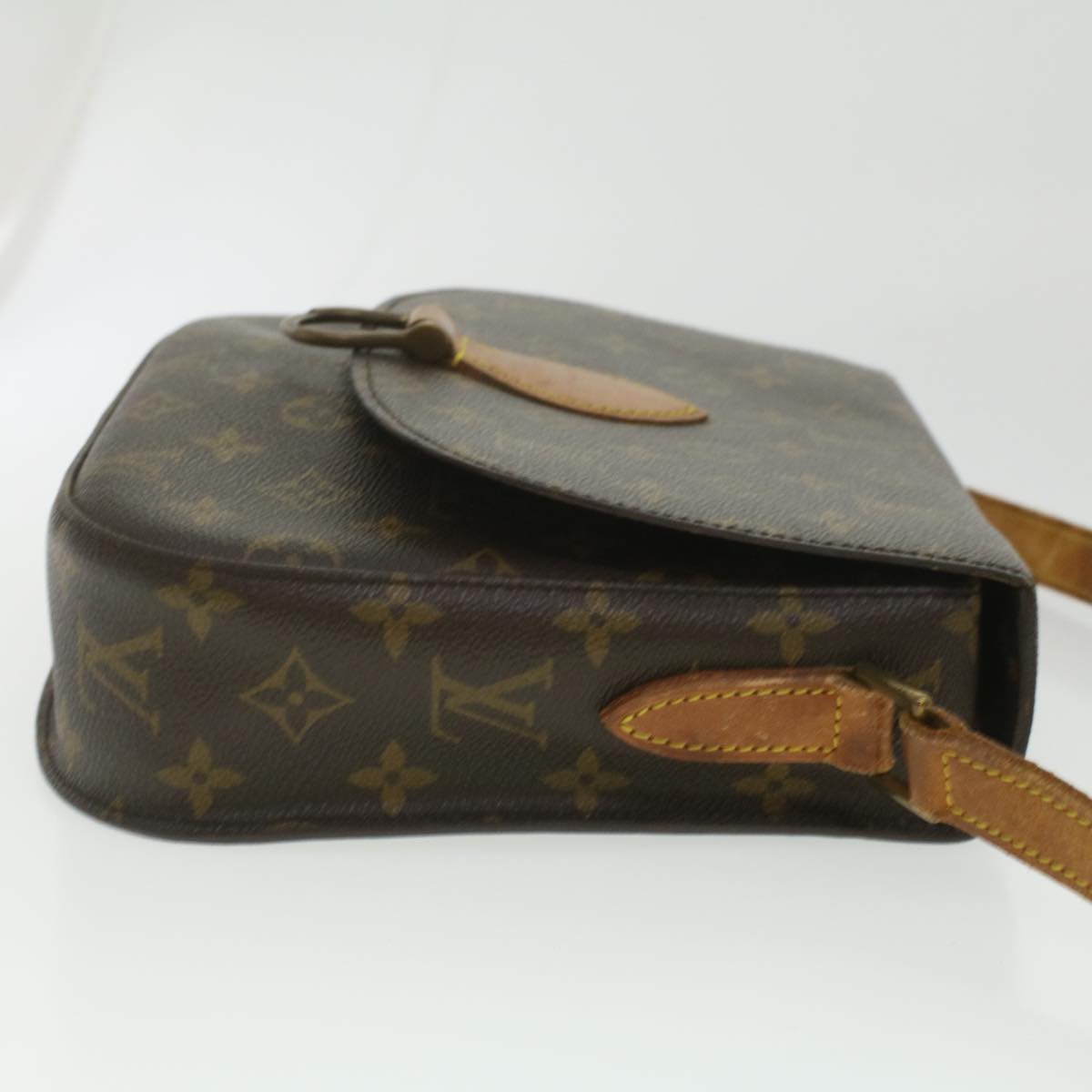 LOUIS VUITTON Monogram Saint Cloud GM Shoulder Bag M51242 LV Auth 37160