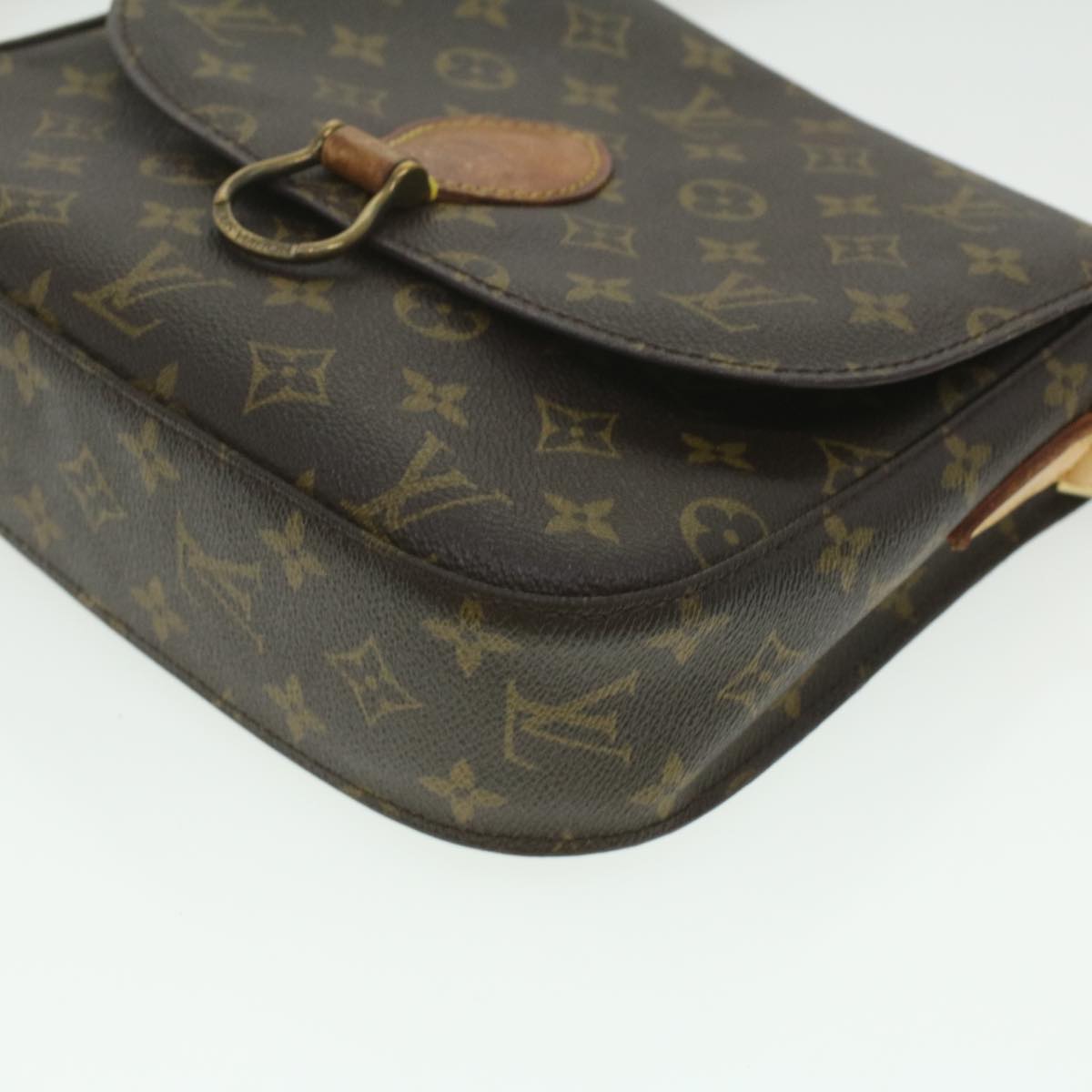 LOUIS VUITTON Monogram Saint Cloud GM Shoulder Bag M51242 LV Auth 37162