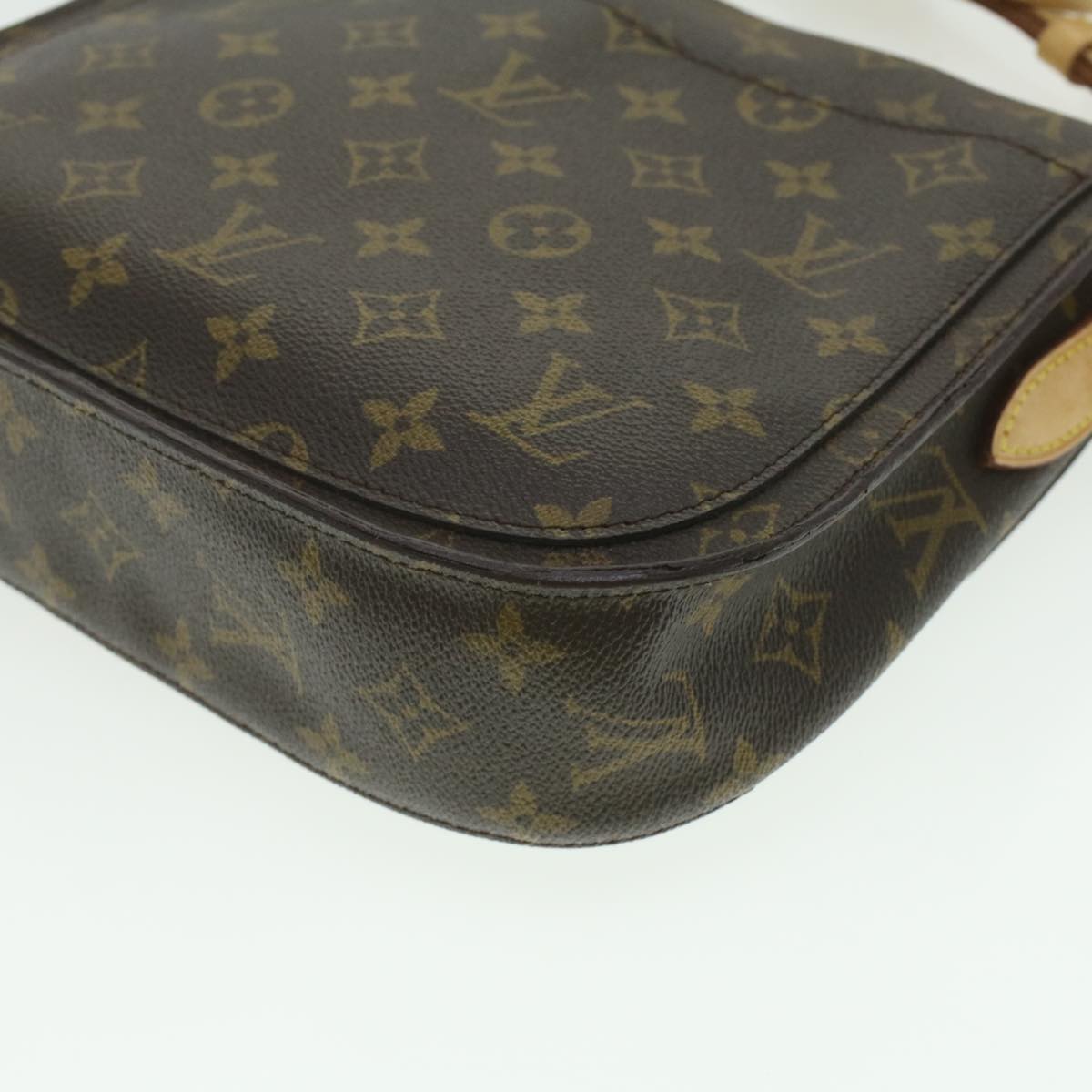 LOUIS VUITTON Monogram Saint Cloud GM Shoulder Bag M51242 LV Auth 37162