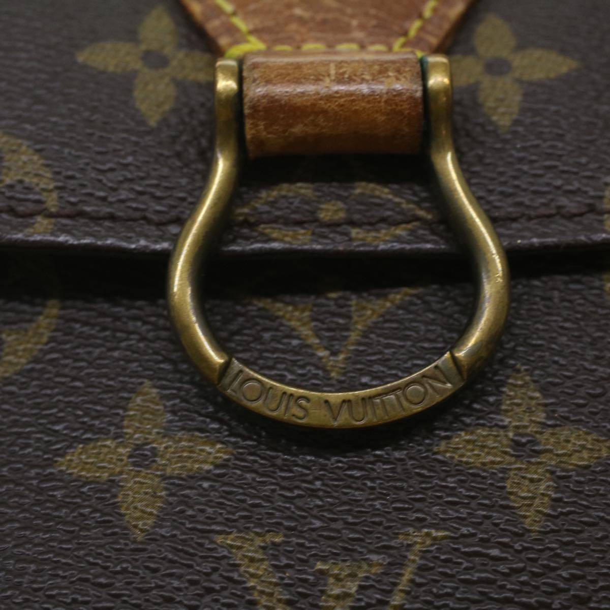 LOUIS VUITTON Monogram Saint Cloud GM Shoulder Bag M51242 LV Auth 37162