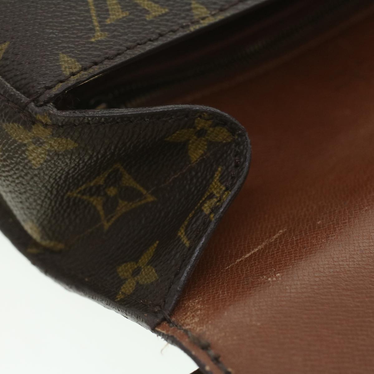 LOUIS VUITTON Monogram Saint Cloud GM Shoulder Bag M51242 LV Auth 37162