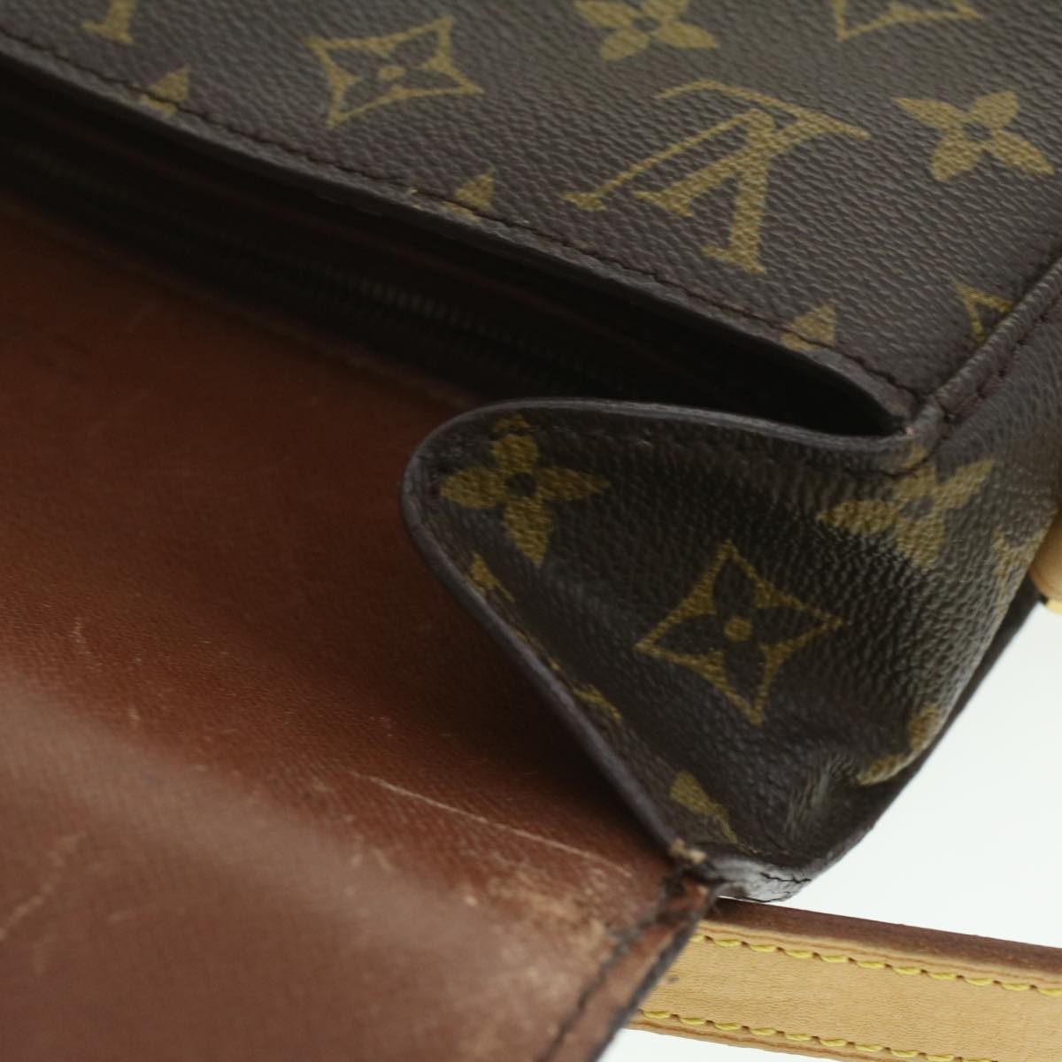 LOUIS VUITTON Monogram Saint Cloud GM Shoulder Bag M51242 LV Auth 37162