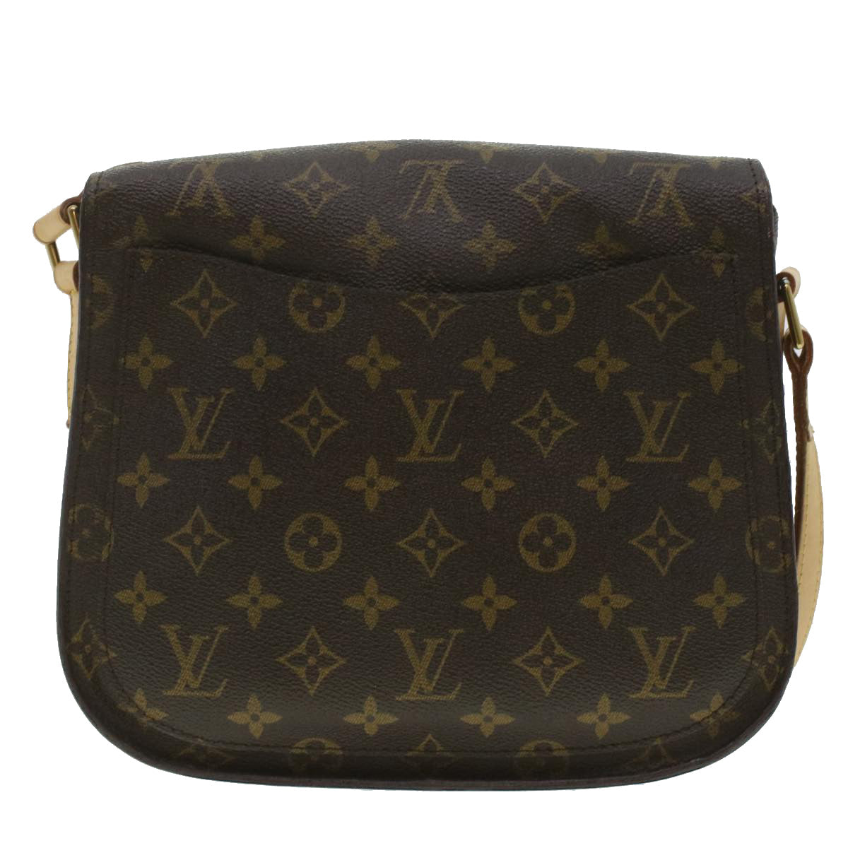 LOUIS VUITTON Monogram Saint Cloud GM Shoulder Bag M51242 LV Auth 37162