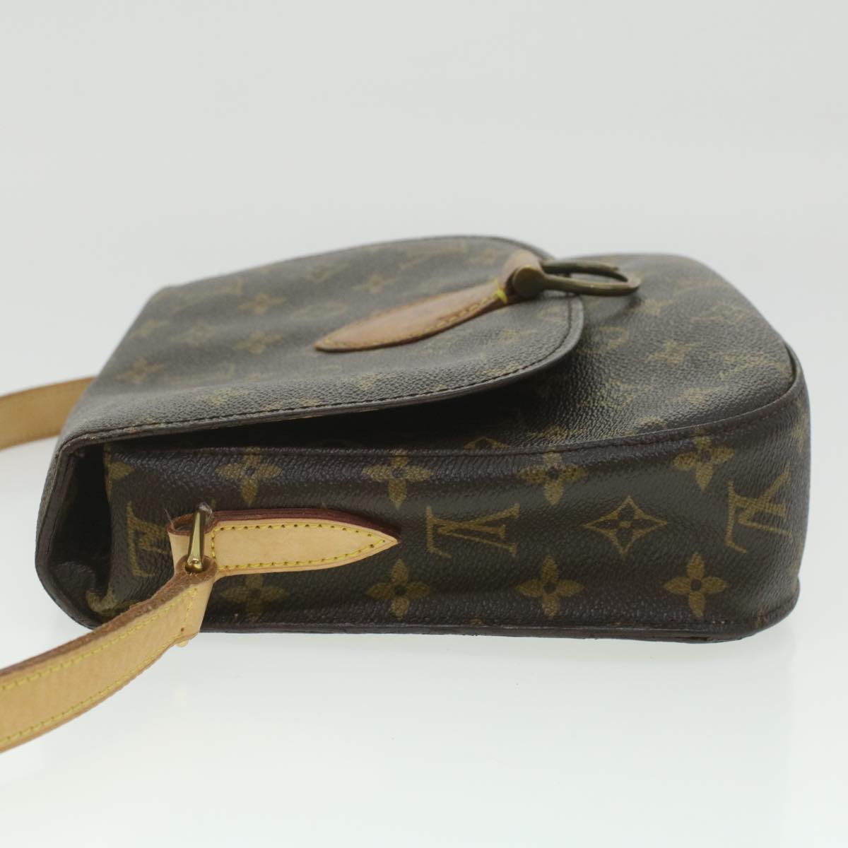 LOUIS VUITTON Monogram Saint Cloud GM Shoulder Bag M51242 LV Auth 37162