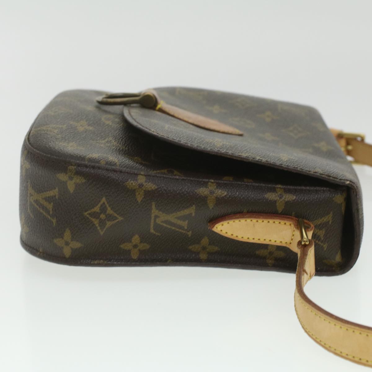 LOUIS VUITTON Monogram Saint Cloud GM Shoulder Bag M51242 LV Auth 37162