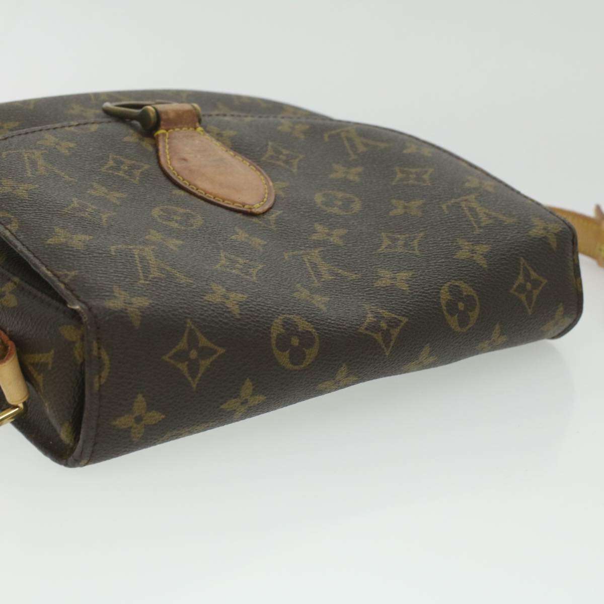 LOUIS VUITTON Monogram Saint Cloud GM Shoulder Bag M51242 LV Auth 37162