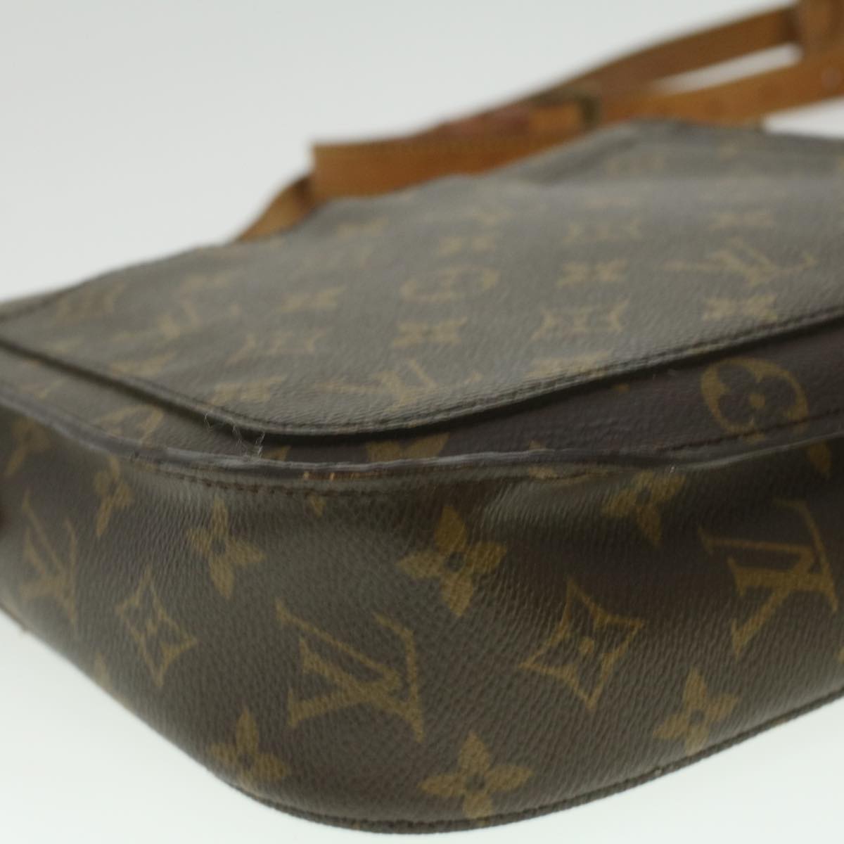 LOUIS VUITTON Monogram Saint Cloud GM Shoulder Bag M51242 LV Auth 37163