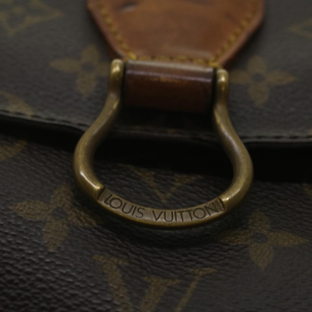 LOUIS VUITTON Monogram Saint Cloud GM Shoulder Bag M51242 LV Auth 37163