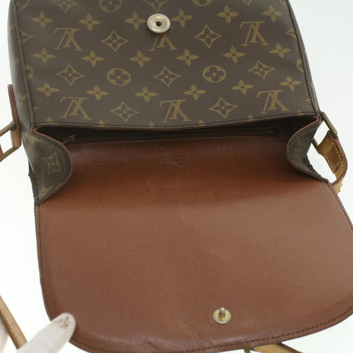 LOUIS VUITTON Monogram Saint Cloud GM Shoulder Bag M51242 LV Auth 37163