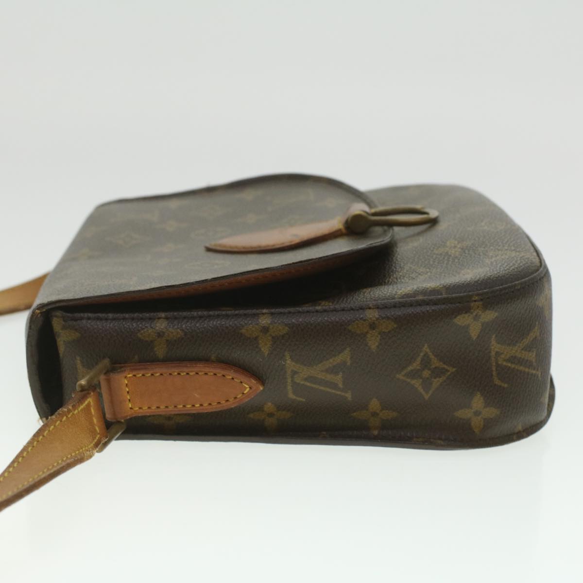 LOUIS VUITTON Monogram Saint Cloud GM Shoulder Bag M51242 LV Auth 37163