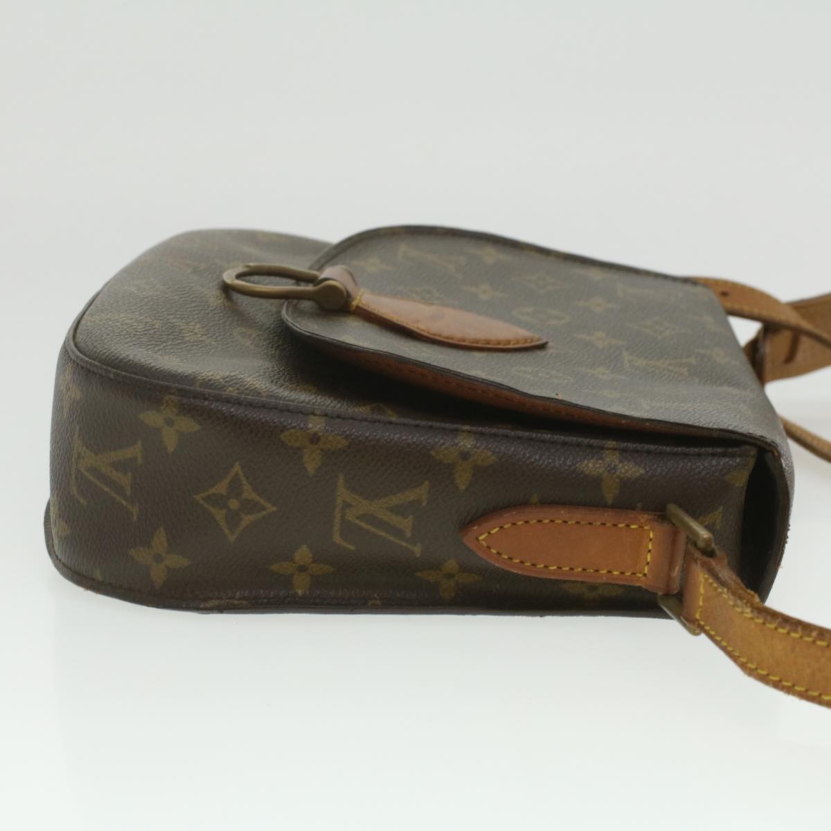 LOUIS VUITTON Monogram Saint Cloud GM Shoulder Bag M51242 LV Auth 37163