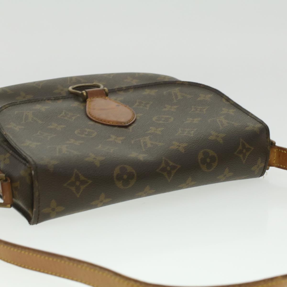 LOUIS VUITTON Monogram Saint Cloud GM Shoulder Bag M51242 LV Auth 37163