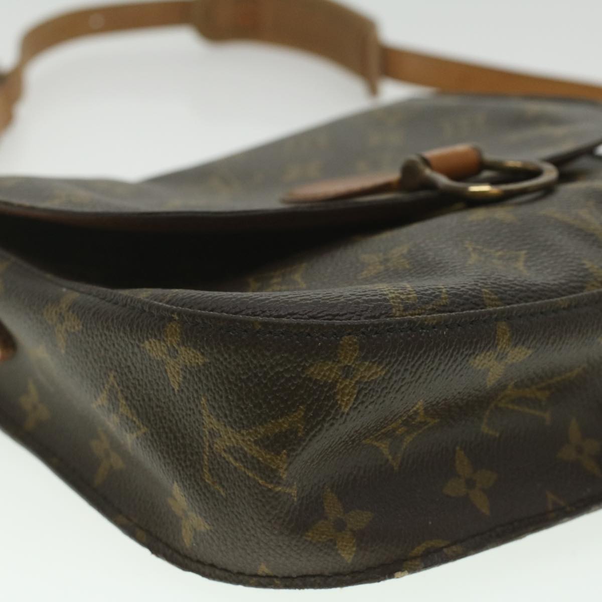 LOUIS VUITTON Monogram Saint Cloud GM Shoulder Bag M51242 LV Auth 37164