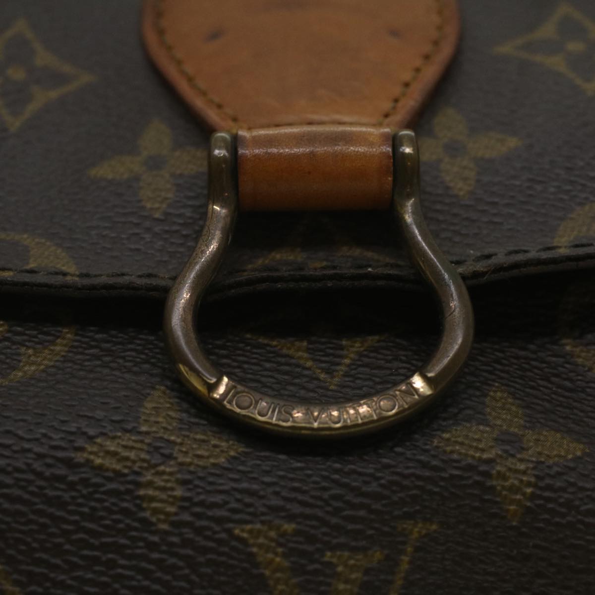 LOUIS VUITTON Monogram Saint Cloud GM Shoulder Bag M51242 LV Auth 37164