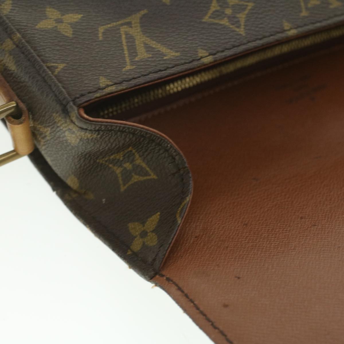 LOUIS VUITTON Monogram Saint Cloud GM Shoulder Bag M51242 LV Auth 37164