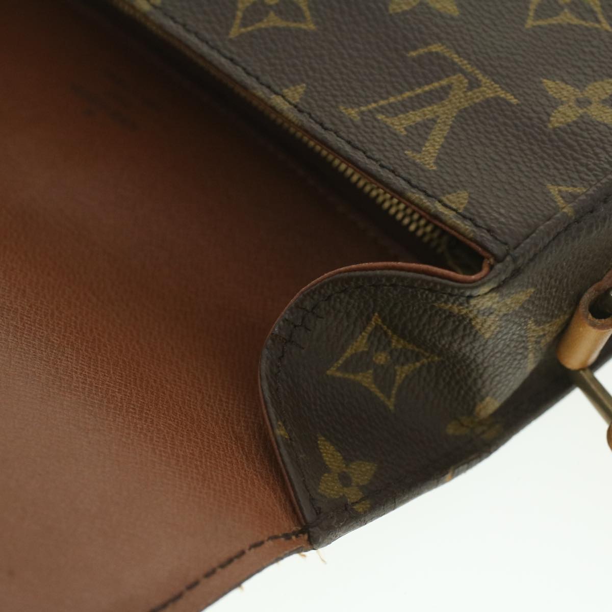 LOUIS VUITTON Monogram Saint Cloud GM Shoulder Bag M51242 LV Auth 37164