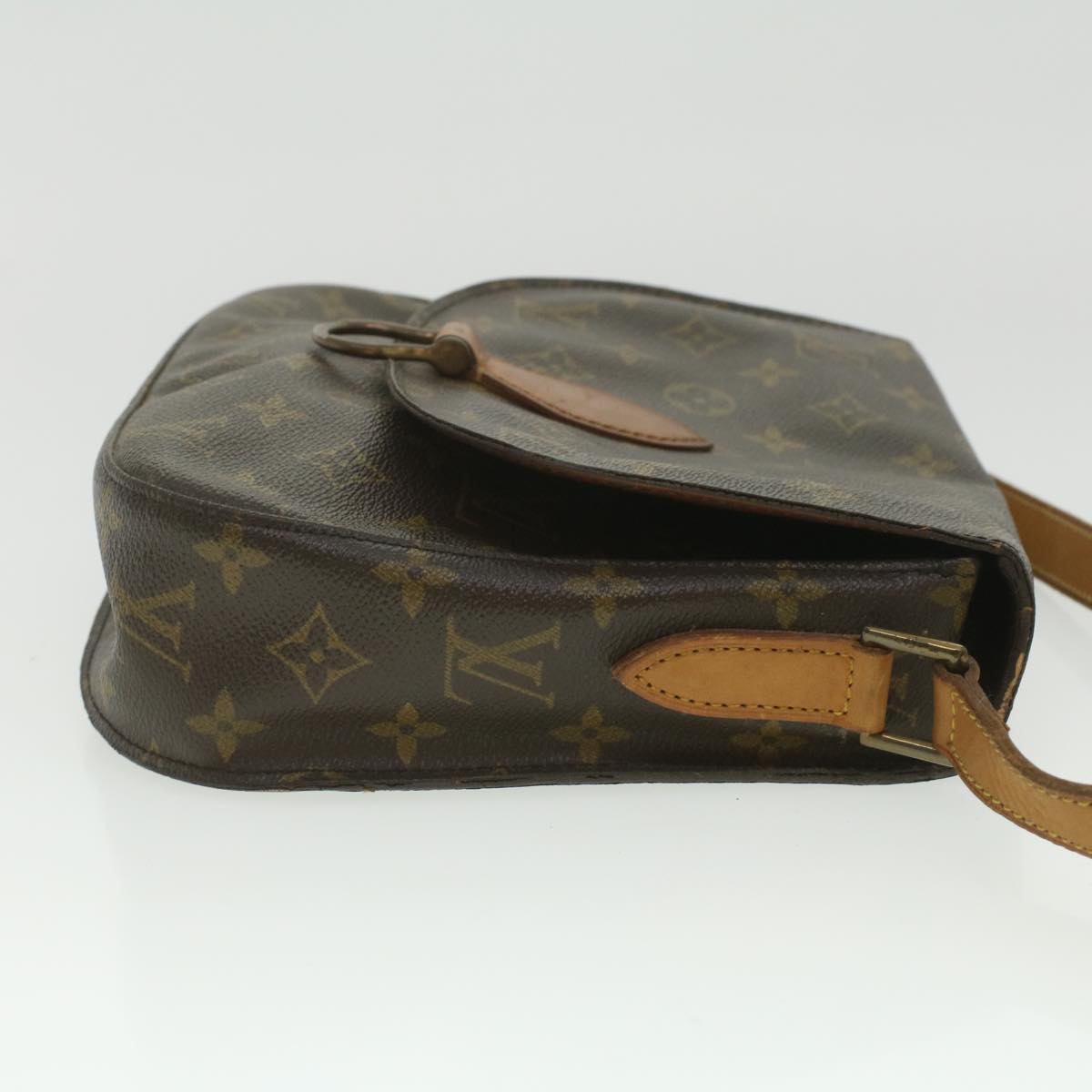 LOUIS VUITTON Monogram Saint Cloud GM Shoulder Bag M51242 LV Auth 37164