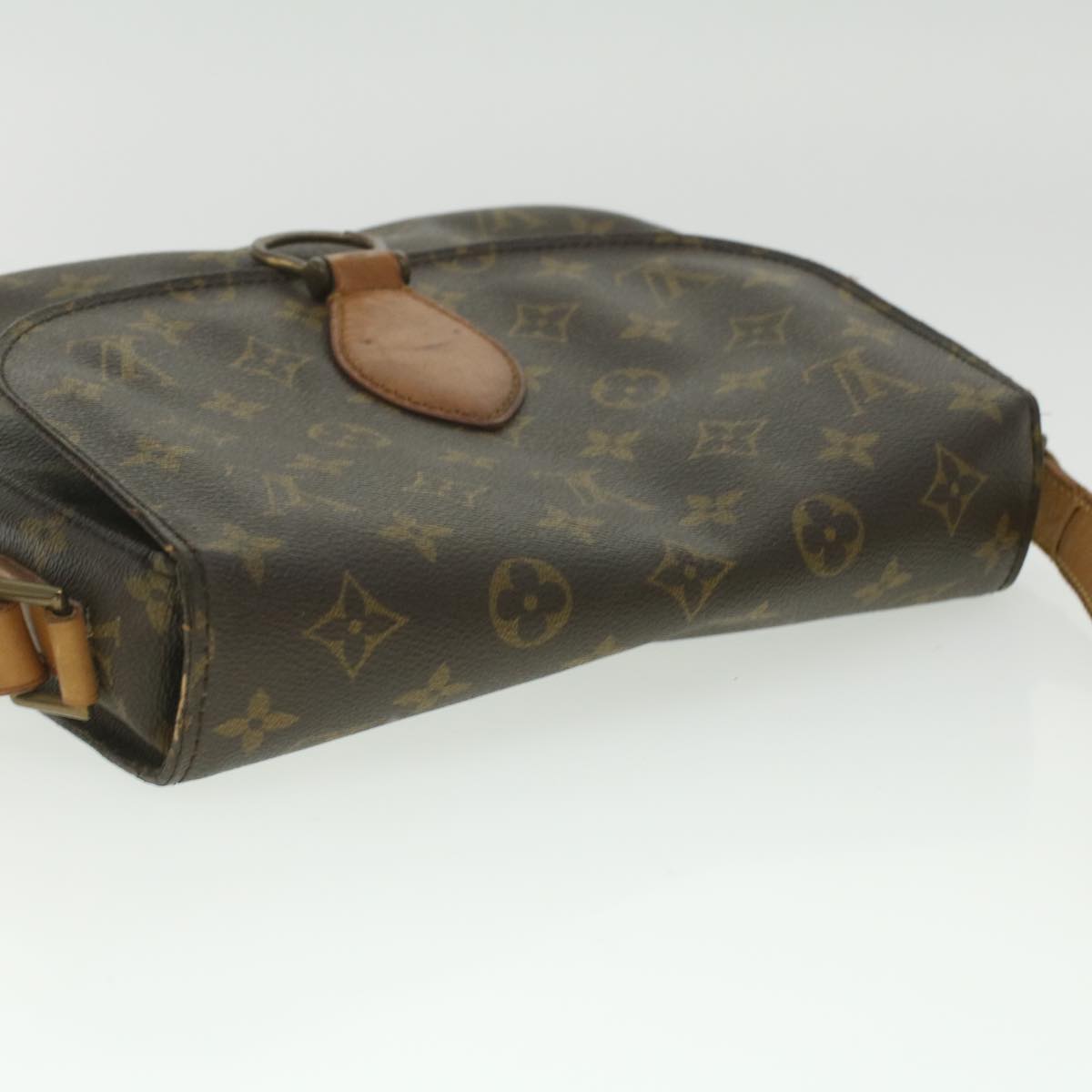 LOUIS VUITTON Monogram Saint Cloud GM Shoulder Bag M51242 LV Auth 37164