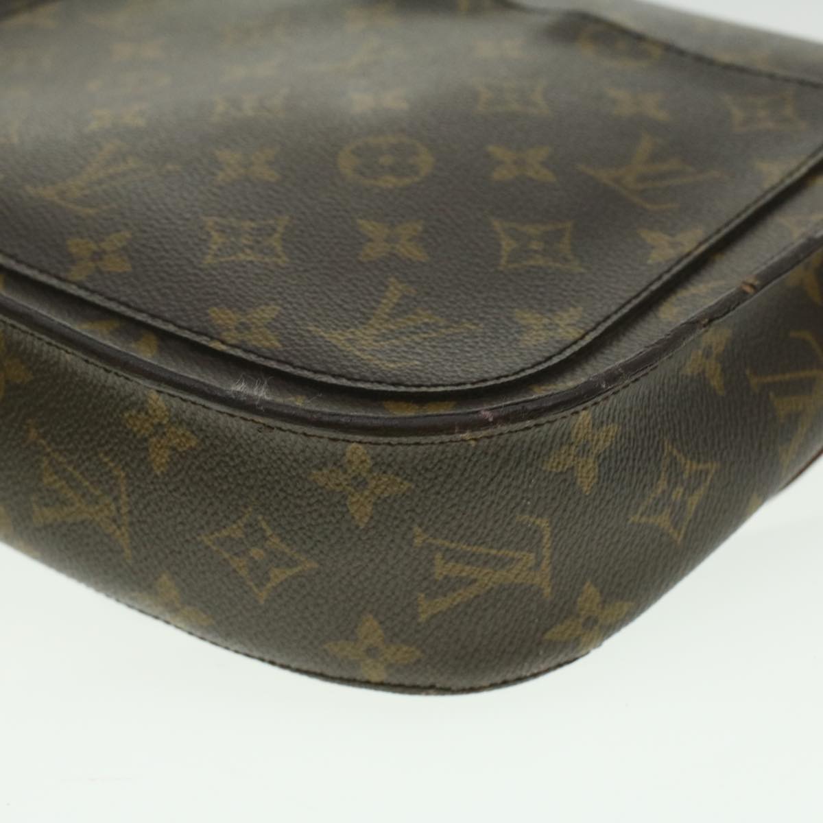 LOUIS VUITTON Monogram Saint Cloud GM Shoulder Bag M51242 LV Auth 37165