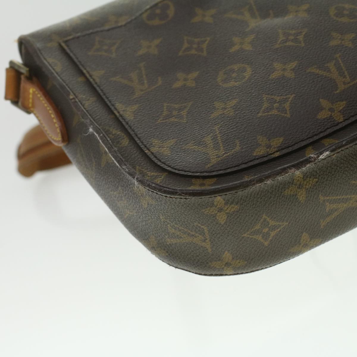 LOUIS VUITTON Monogram Saint Cloud GM Shoulder Bag M51242 LV Auth 37165